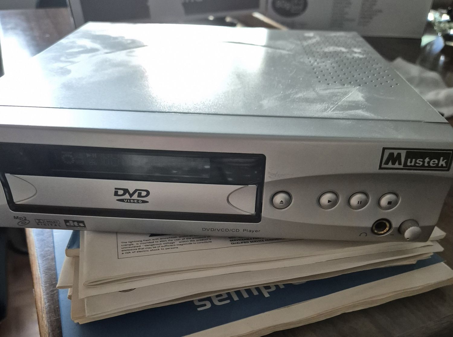 Leitor de DVD Mustek