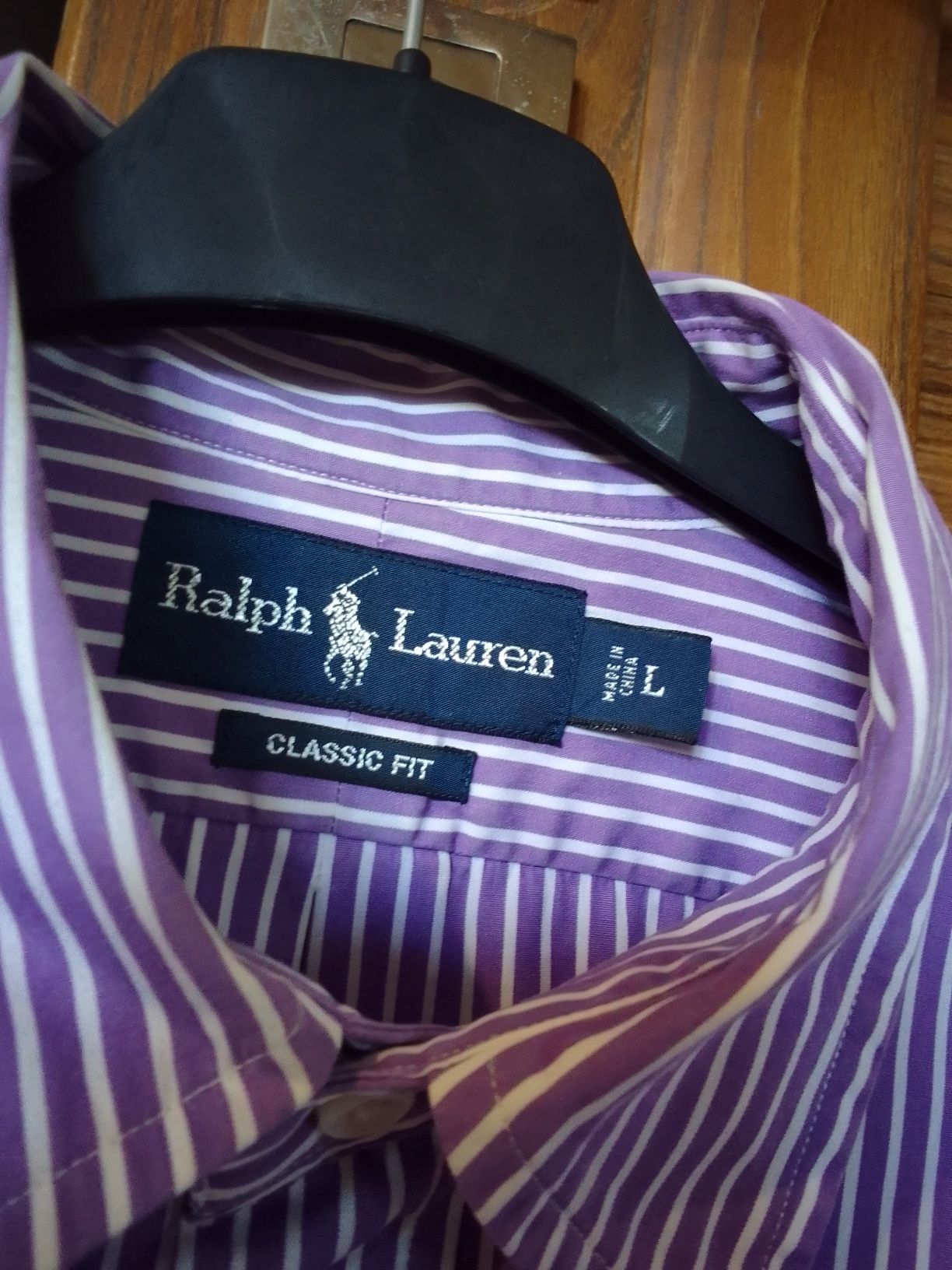 Ralph Lauren męska koszula fioletowa L