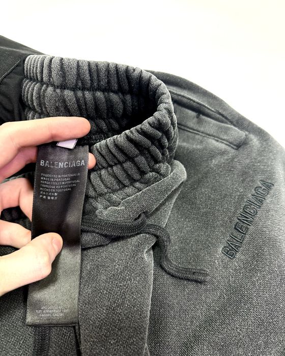 Штани Balenciaga sport pants DoubleWaist boxers спортивні gray black