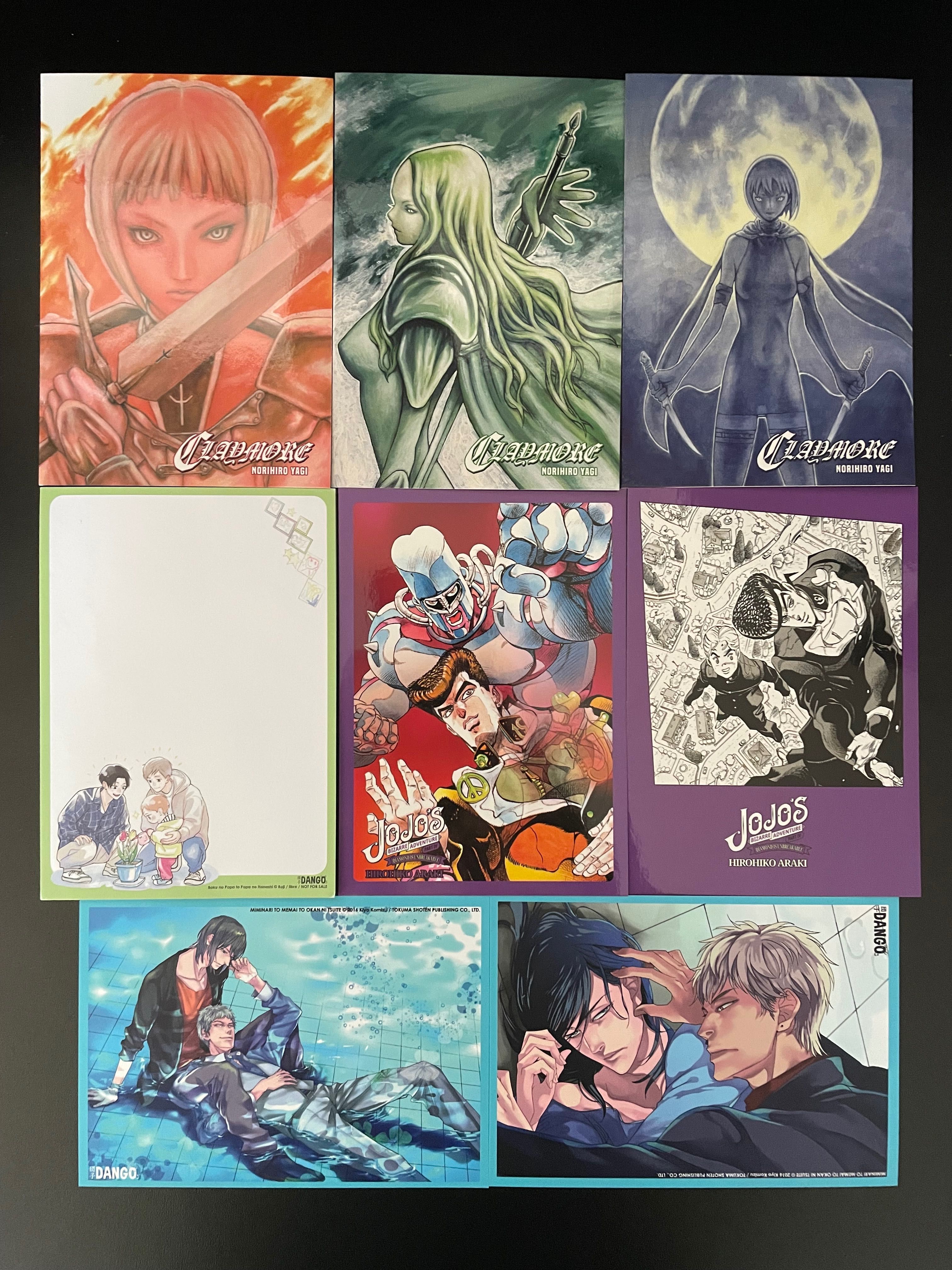 manga mangi zakładki pocztówki plakaty kalendarze