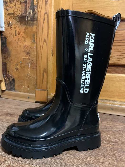 Резиновые сапоги Karl Lagerfeld(р 37)оригинал