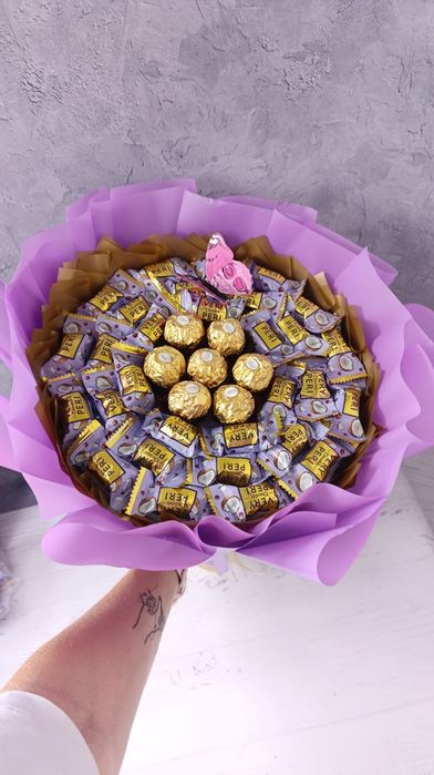 Смачний букет Південноукраїнськ , букет з цукерок/ковбасок, їстівний б