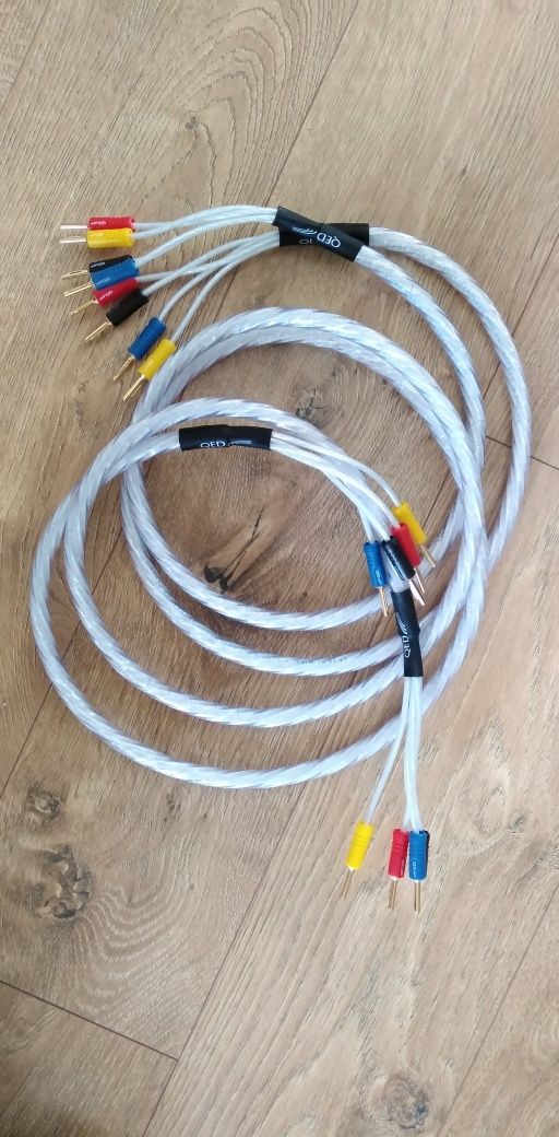 Zestaw przewodów Nordost Red Dawn2 Audioquest Type 6 Qed XT 25 Bi-wire