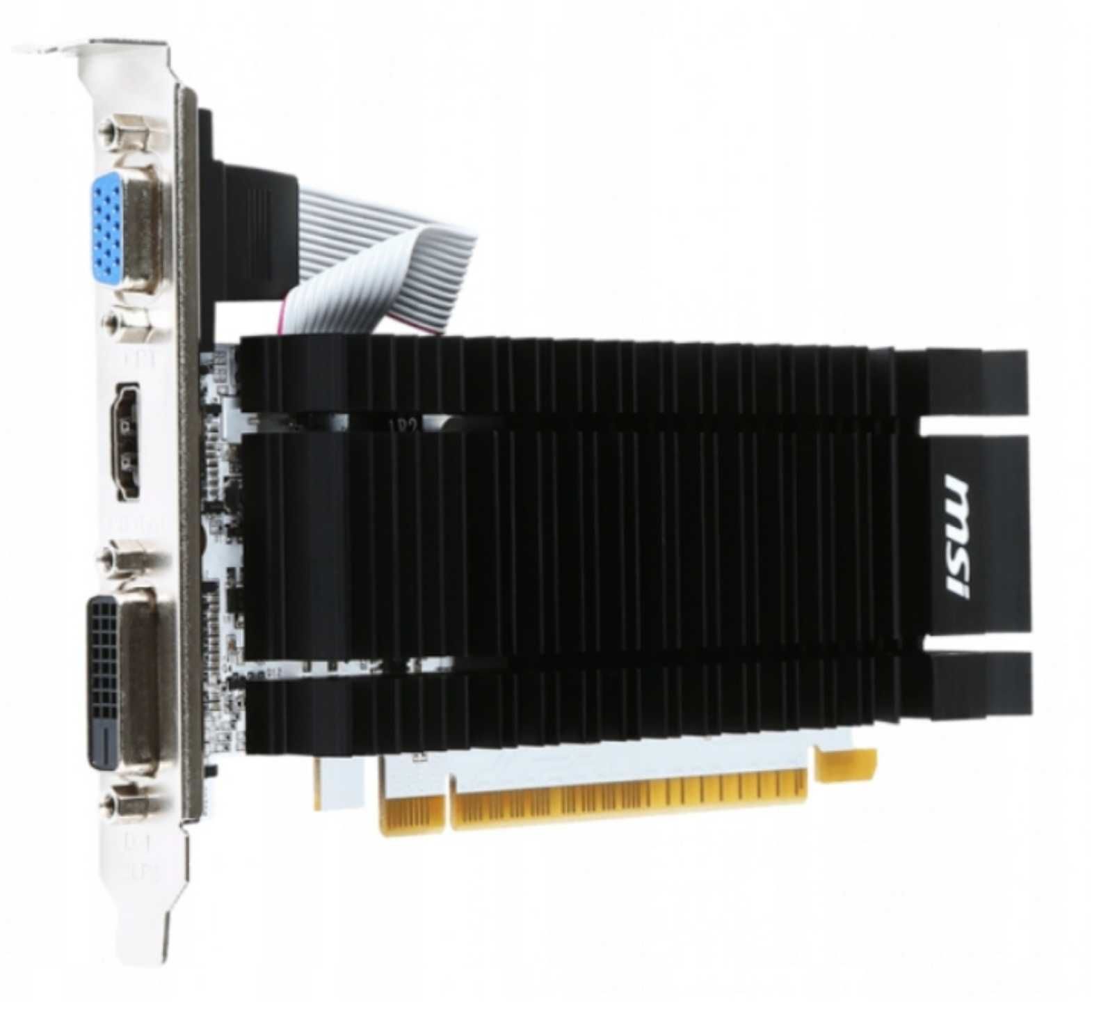 NOWA Karta graficzna MSI GeForce GT 730 2GB + niski śledź Low Profile