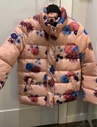 Nowa ciepła kurtka we wzor-sinsay