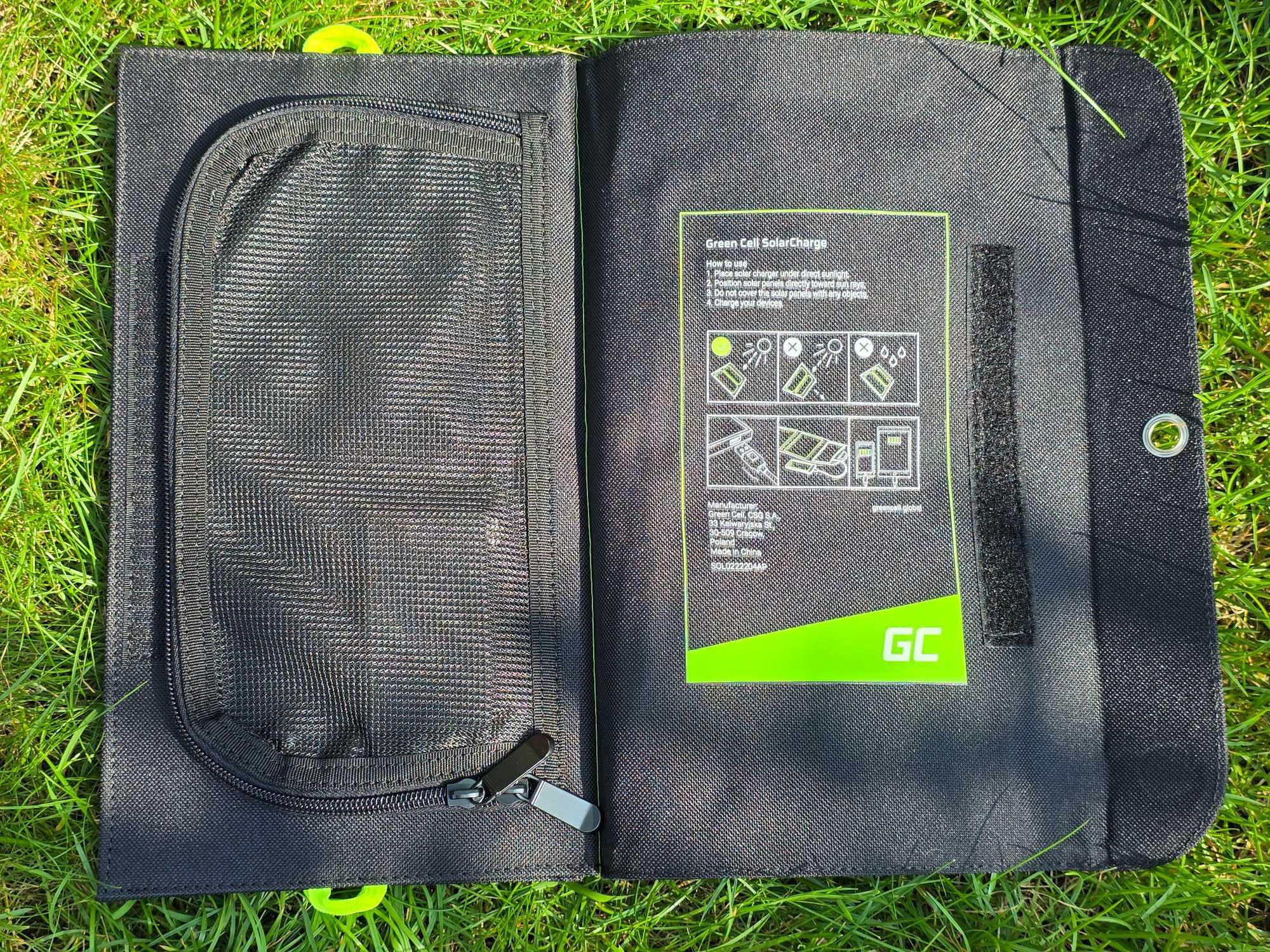Солнечная зарядка GC SolarCharge 21W со встроенным АКБ на 10000mAh