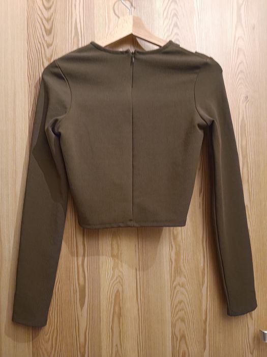 Bluzka z długim rękawem top Zara S