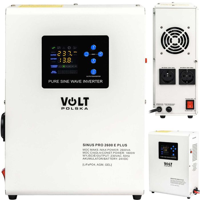 Інвертор/ДБЖ Volt Polska SINUS PRO 2600E 24V 2600W 3SPM26024M