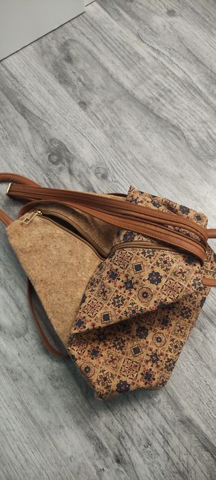 Plecak z korka w stylu vintage