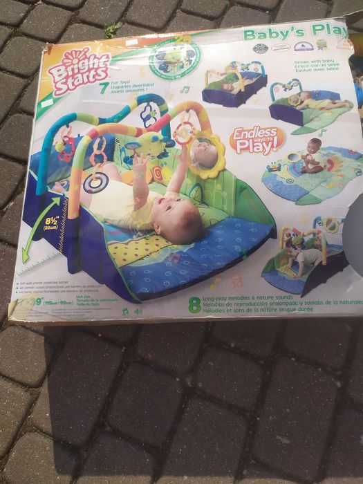 Mata / kojec  do zabaw dla niemowlaka + gratisy