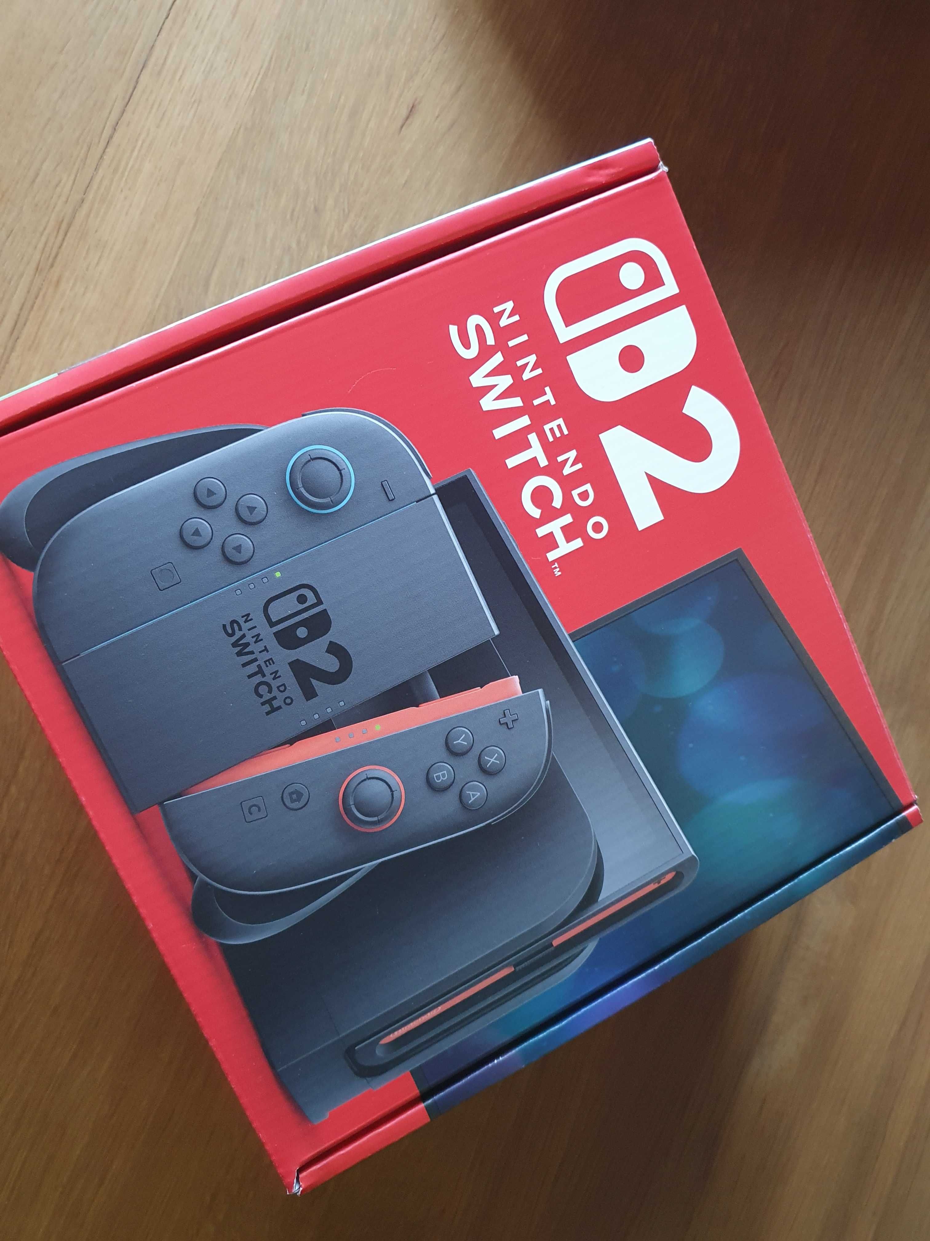 Puste pudełko po Nintendo Switch 2
