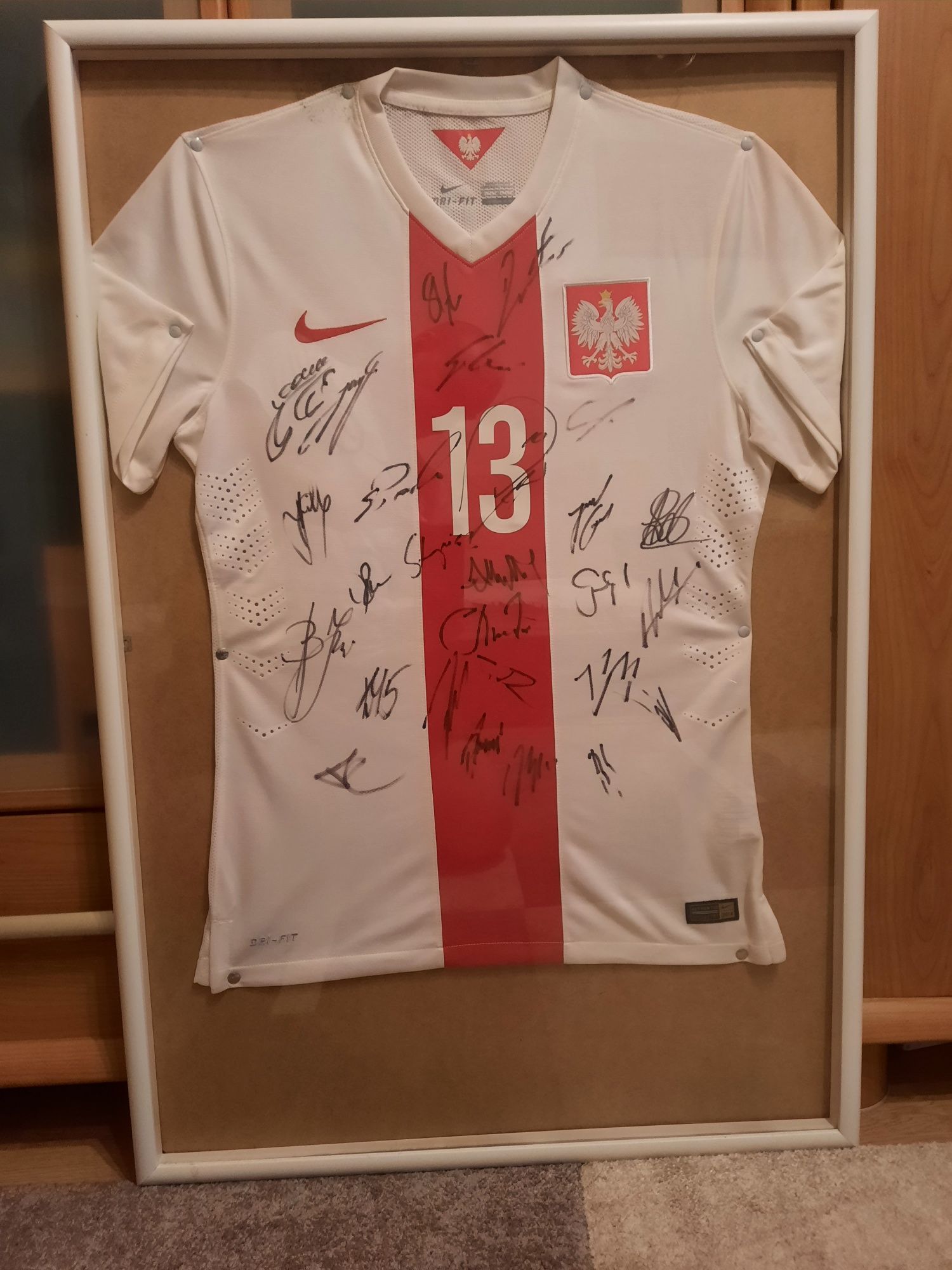 Koszulka Reprezentanta Polski Pawła Wszołka +autografy całej kadry