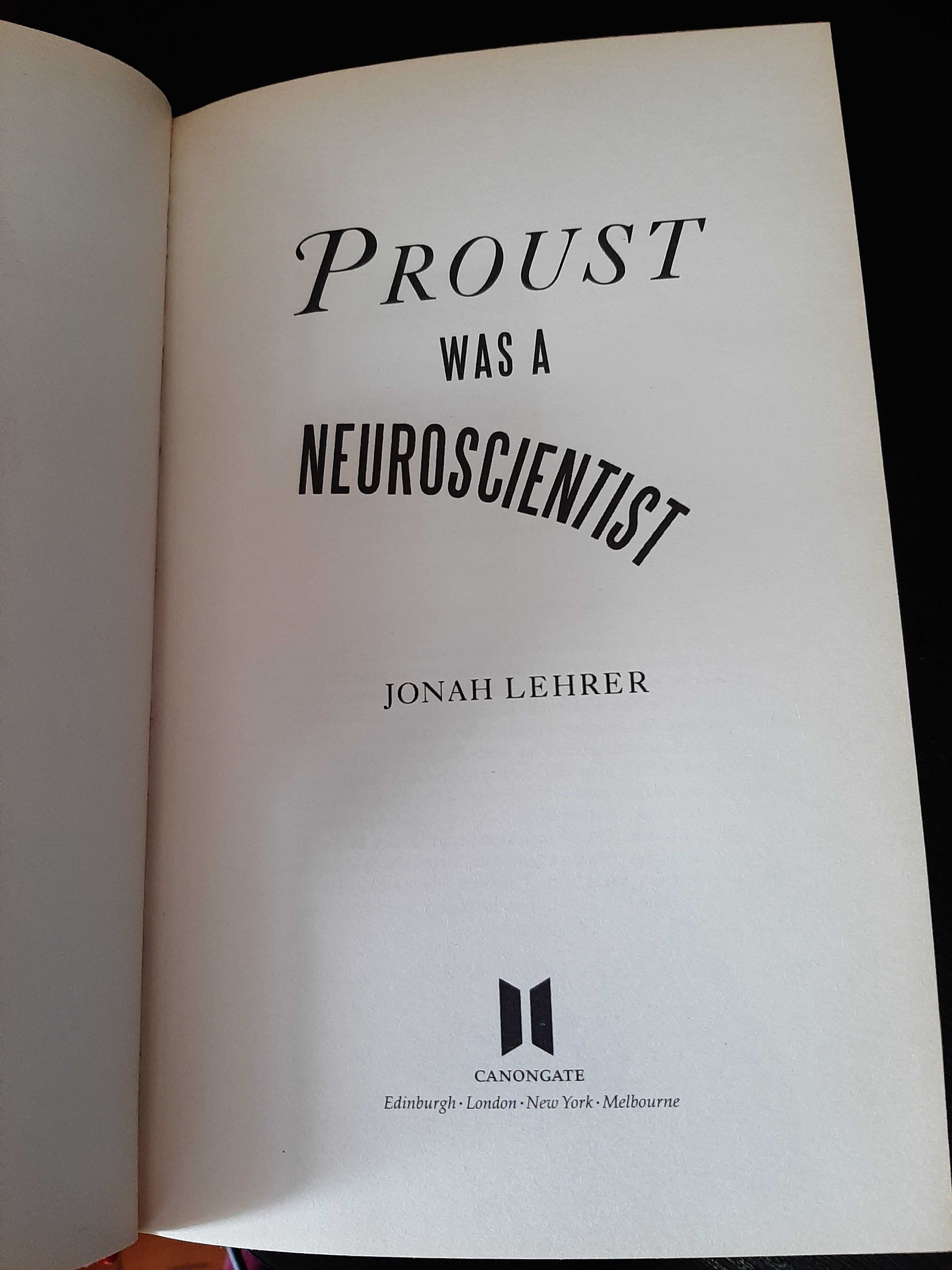 Jonah Lehrer – Proust Was A Neuroscientist