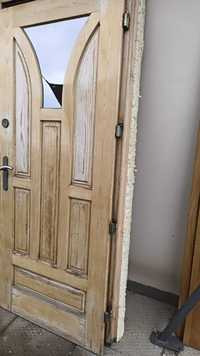Drewniane drzwi zewnętrzne