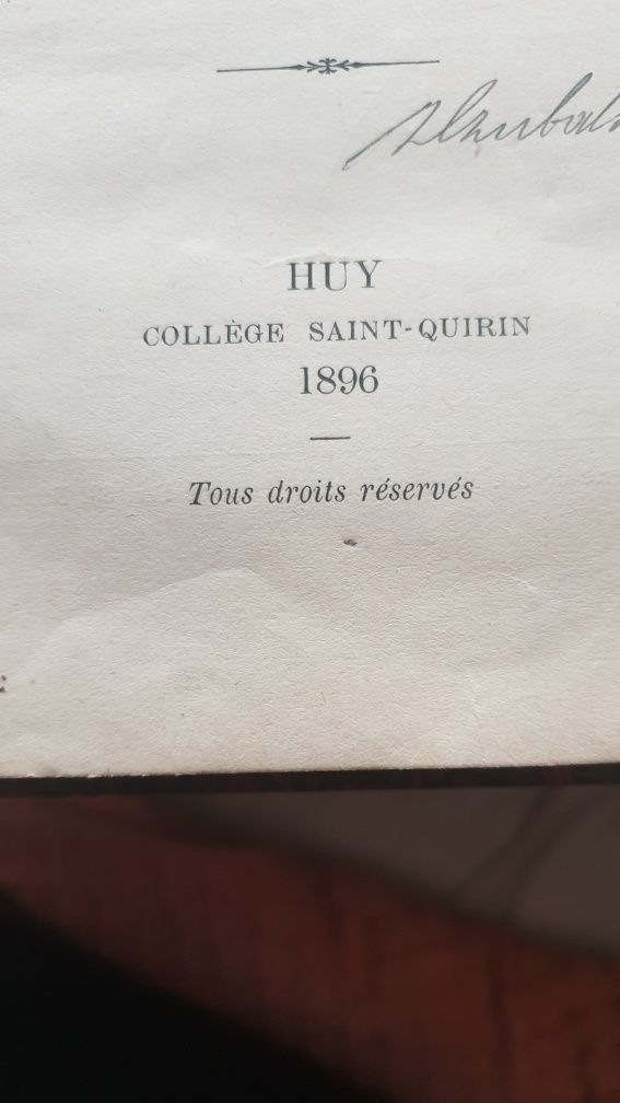 Książka Recueil problemès d'arithmétique wyd 1896