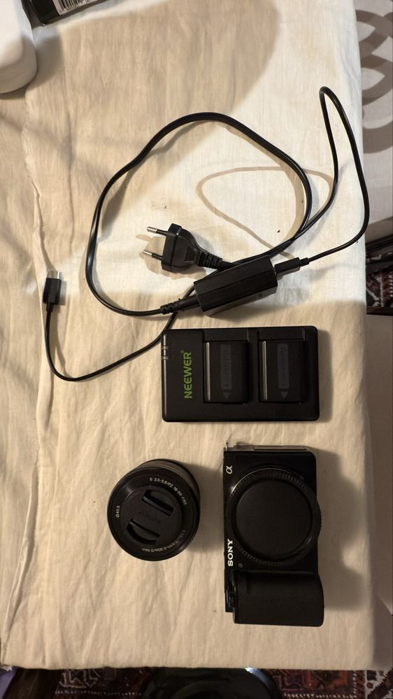 Sony ZVE 10 + lente do kit