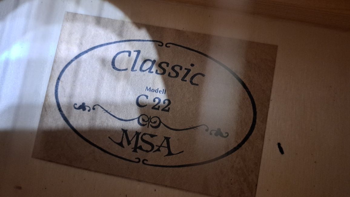 Класична гітара MSA Classic C22 NT (дивись стан гітари)