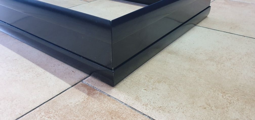 Pokrywa aluminiowa 100x40 czarna profil obły - pokrywa akwariowa