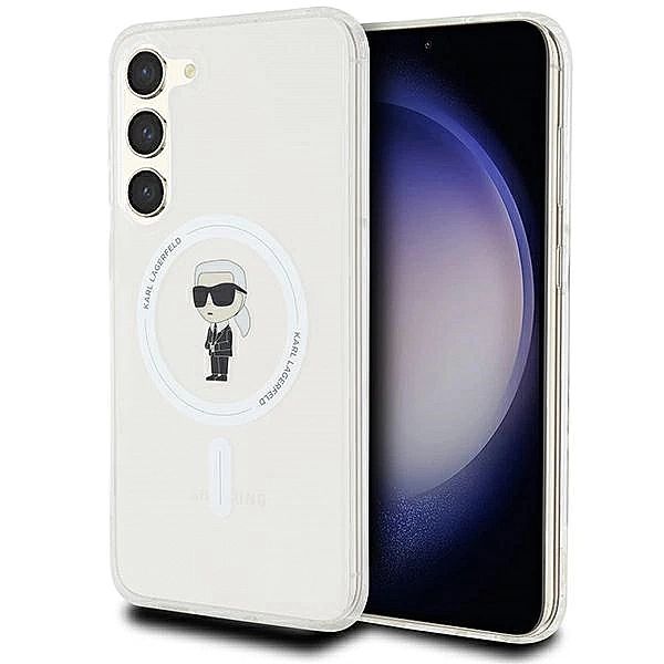 Etui Karl Lagerfeld IML Ikonik MagSafe na Samsung Galaxy S23+ - przezr