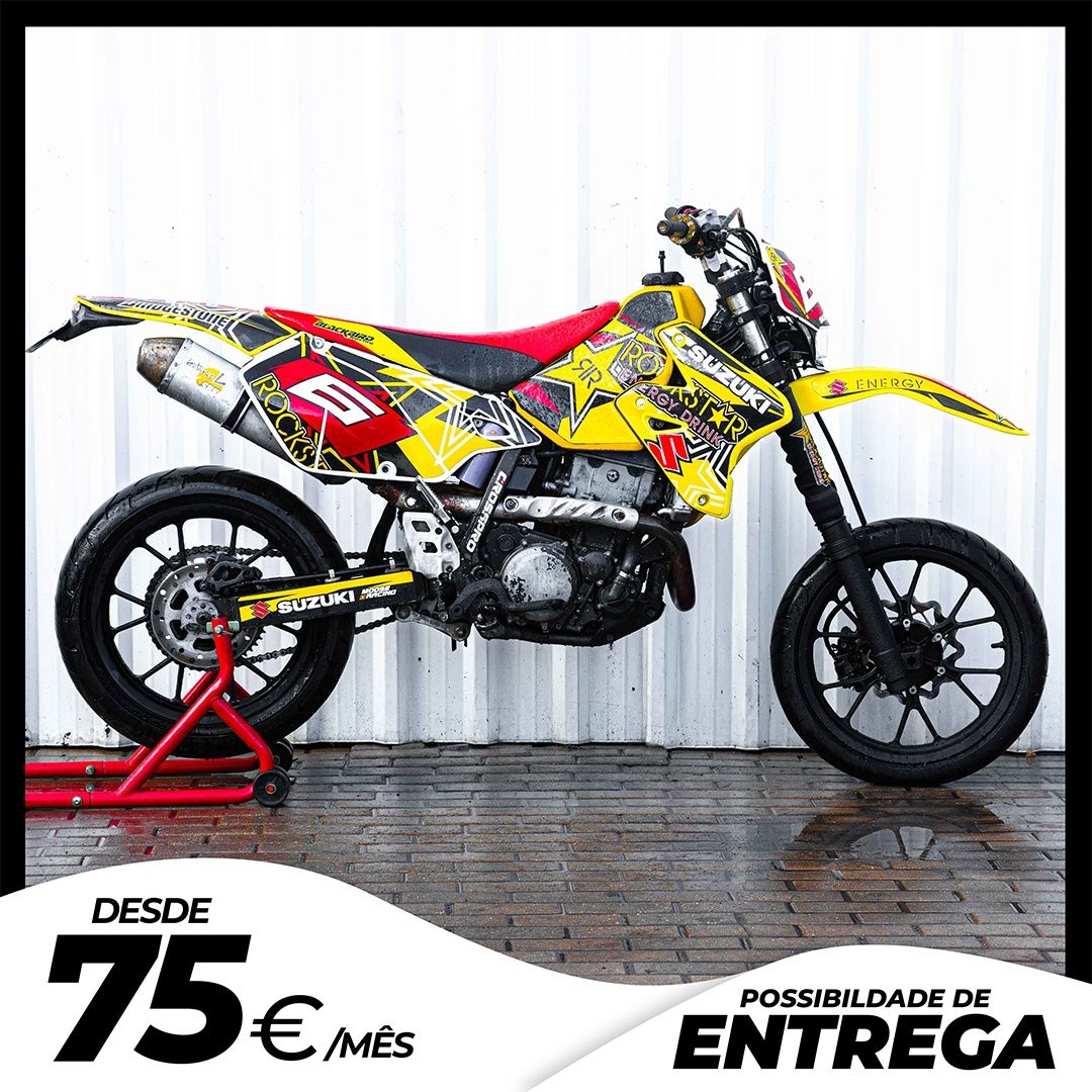 SUZUKI DRZ 400 SUPERMOTARD ATÉ 75€/MÊS