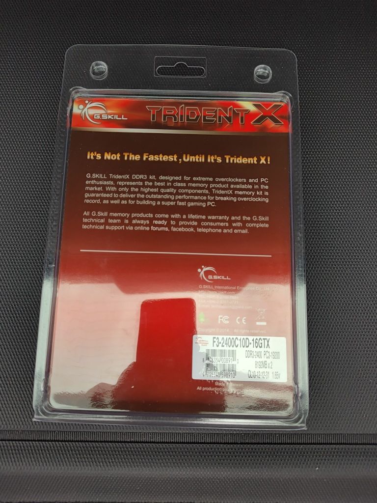 Pamieć RAM DDR3 G.Skill Traident 16GB 2x8GB 2400