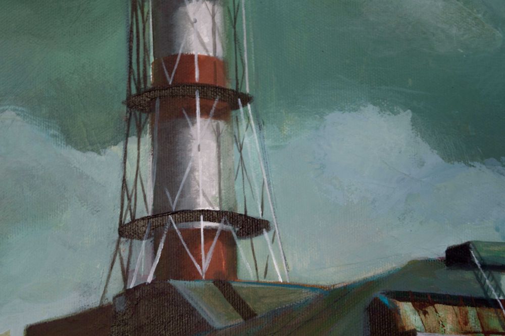 Obraz akrylowy na płótnie czarnobyl elektrownia 100x70 cm