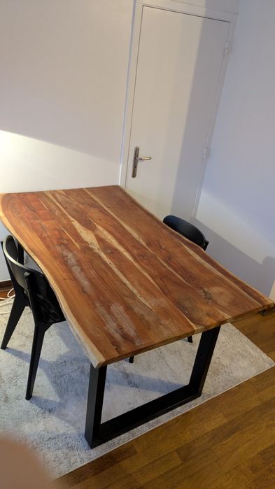 Conjunto de Mesa de Jantar + 2 Cadeiras