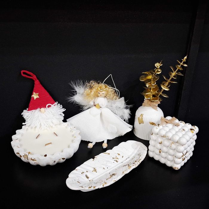 Box świąteczny- świece sojowe zapachowe