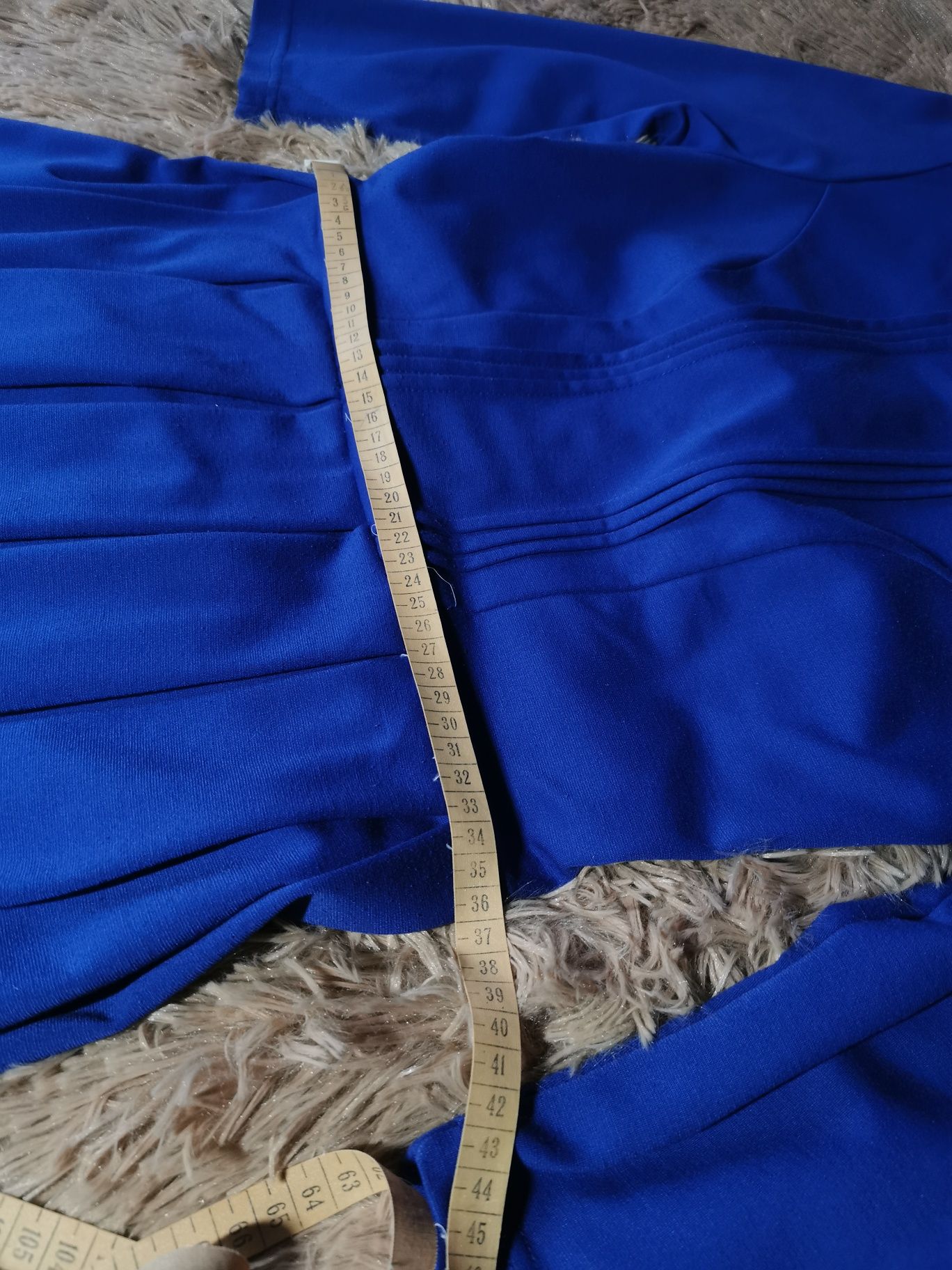 Тепла сукня-плаття  (синя)