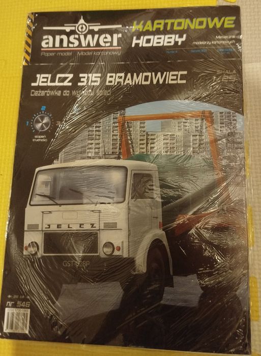 Model kartonowy Fiat 125p, Jelcz 315, czołg 7tp