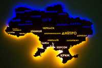 Карта Украины с подсветкой