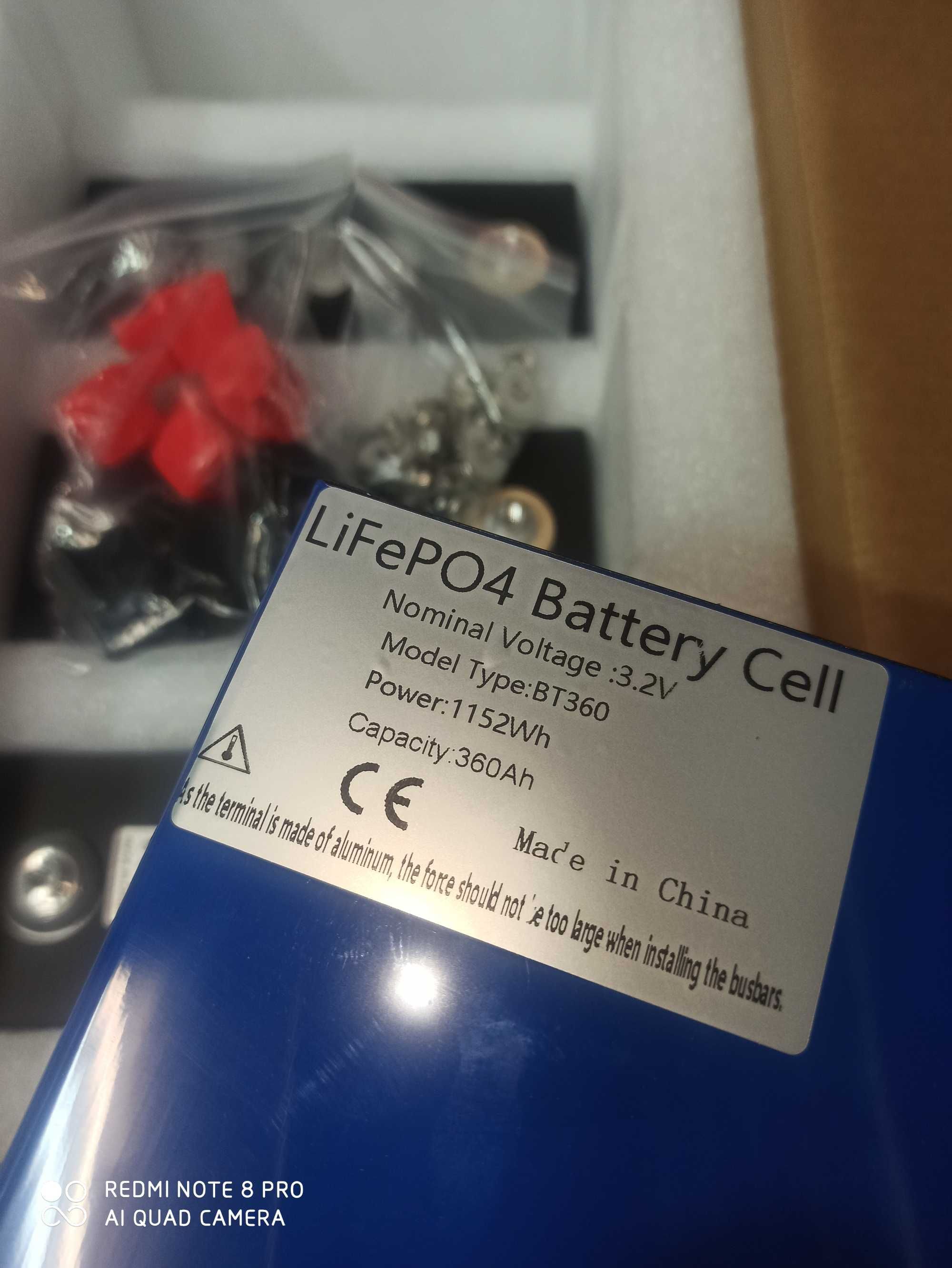 Ogniwa LiFePo4 360Ah 16 szt Akumulator Magazyn Energii Fotowoltaika