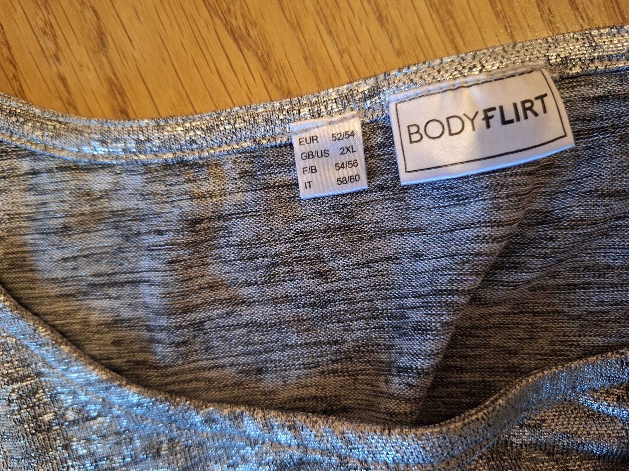 BODY FLIRT bluzka srebrna roz 52/54