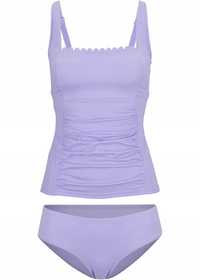 B.P.C tankini liliowe marszczenia r.40