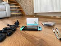 Nintendo Switch z motywem Animal Crosing