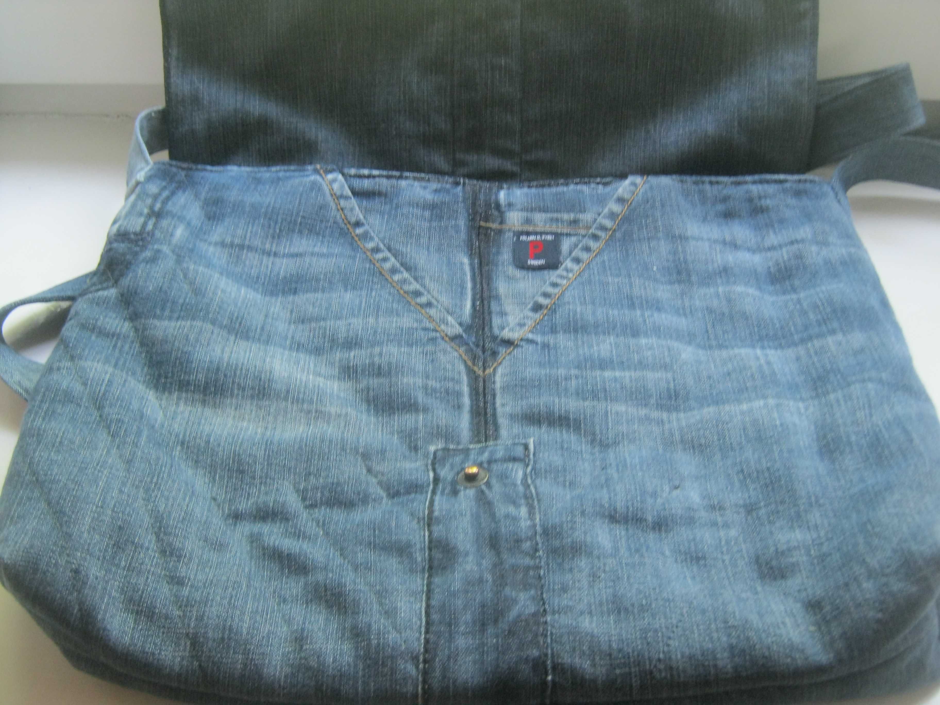 сумка  джинсовая
