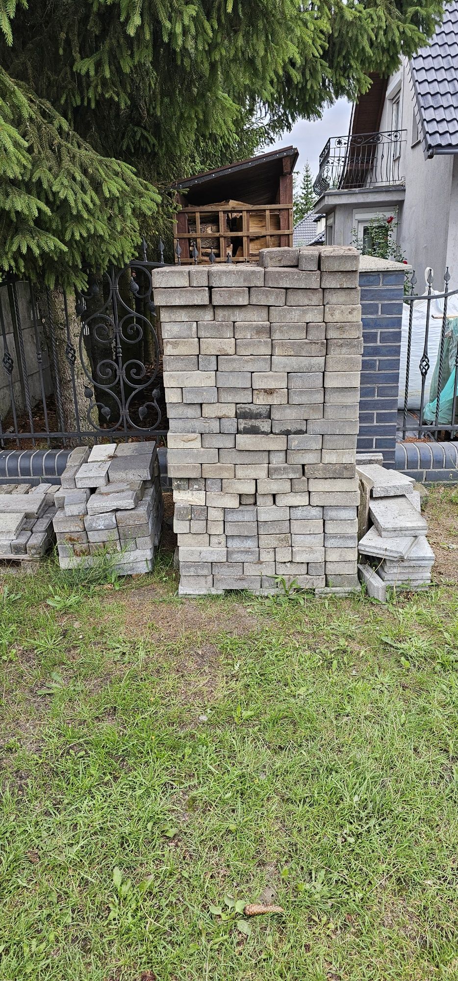Kostka brukowa z rozbiórki