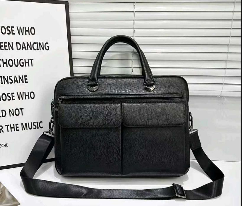 Сумка шкіряна чоловіча для ноутбука і документів