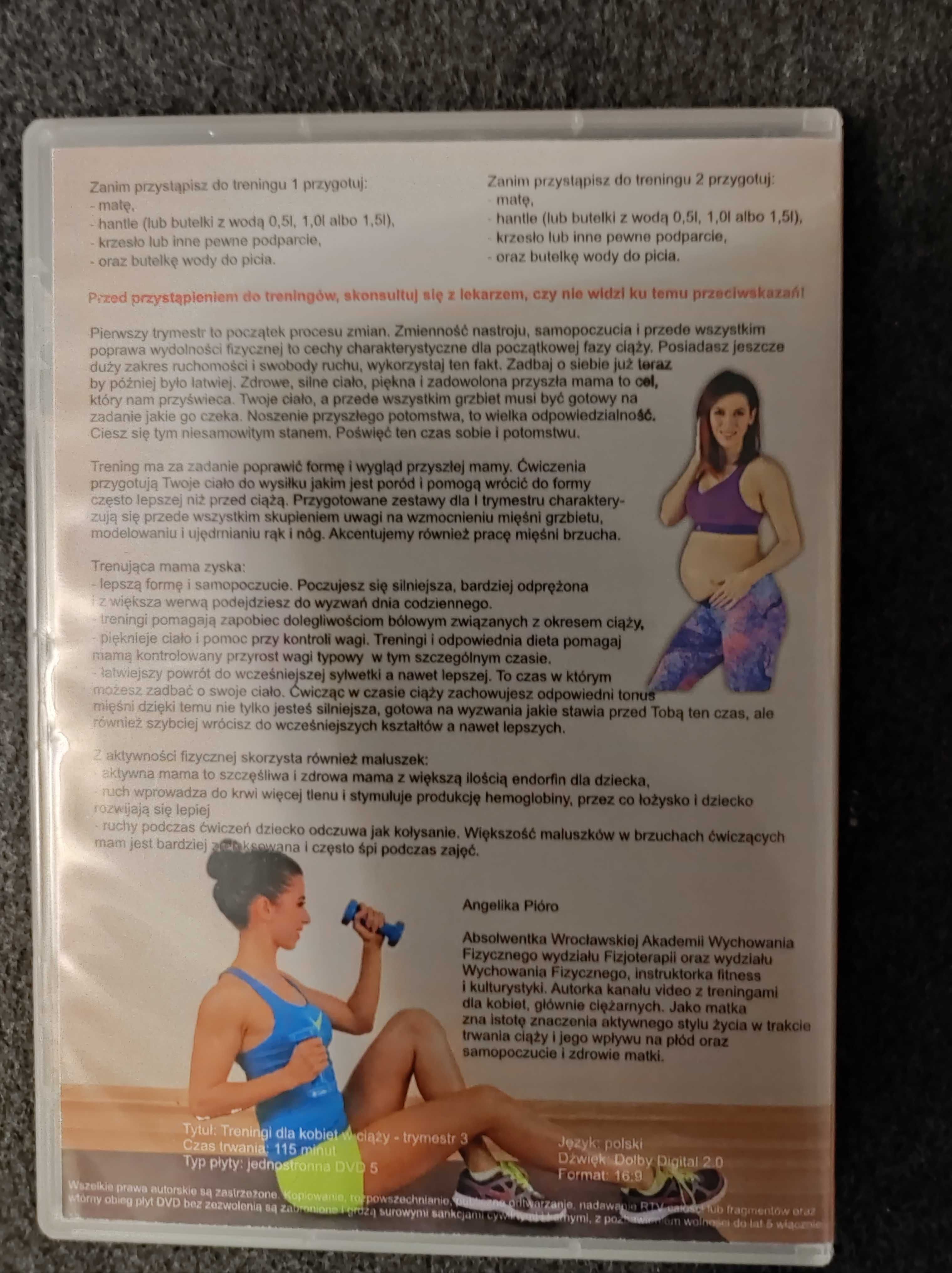 Angelika Pióro płyta DVD dla kobiet w ciąży