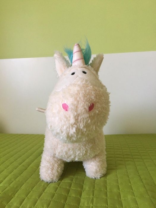 Conjunto de Almofada e peluche unicórnio (marca NICI)