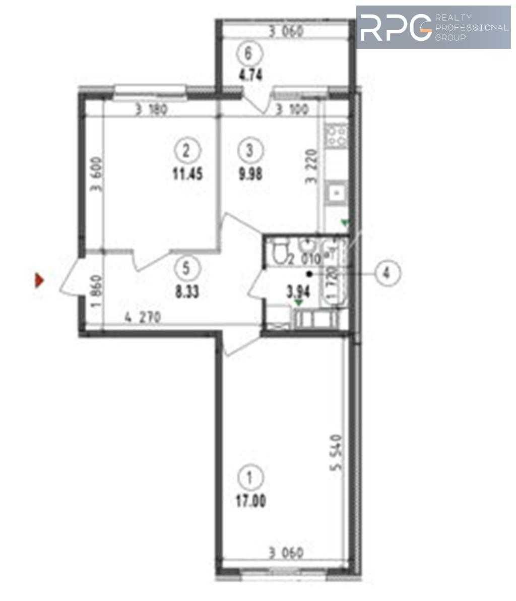 Продаж 2х кім. квартири на вул. Стеценко, 75А, в ЖК Welcome Home