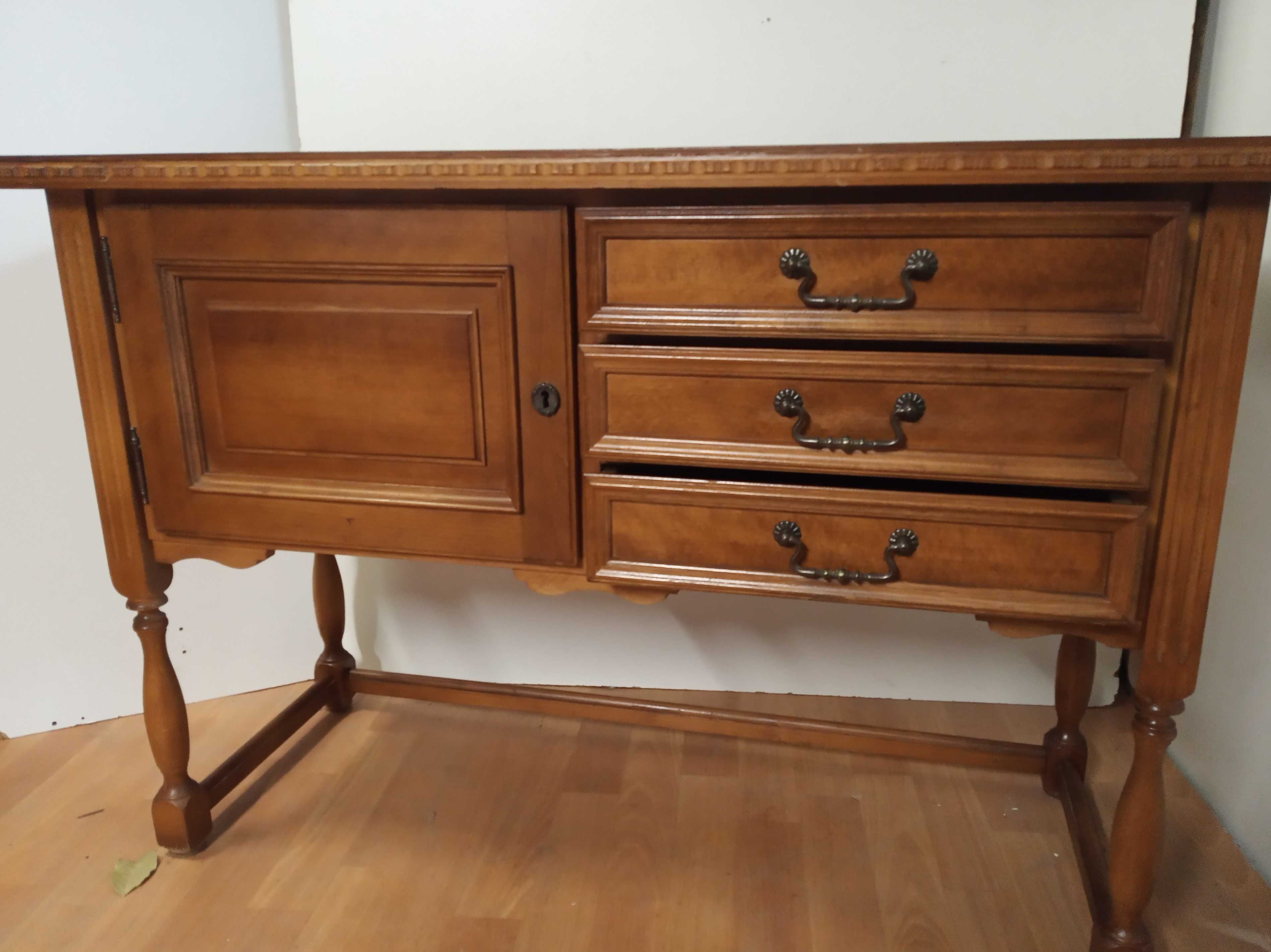 Komoda stylowa szafka retro 100 cm drewniana konsola