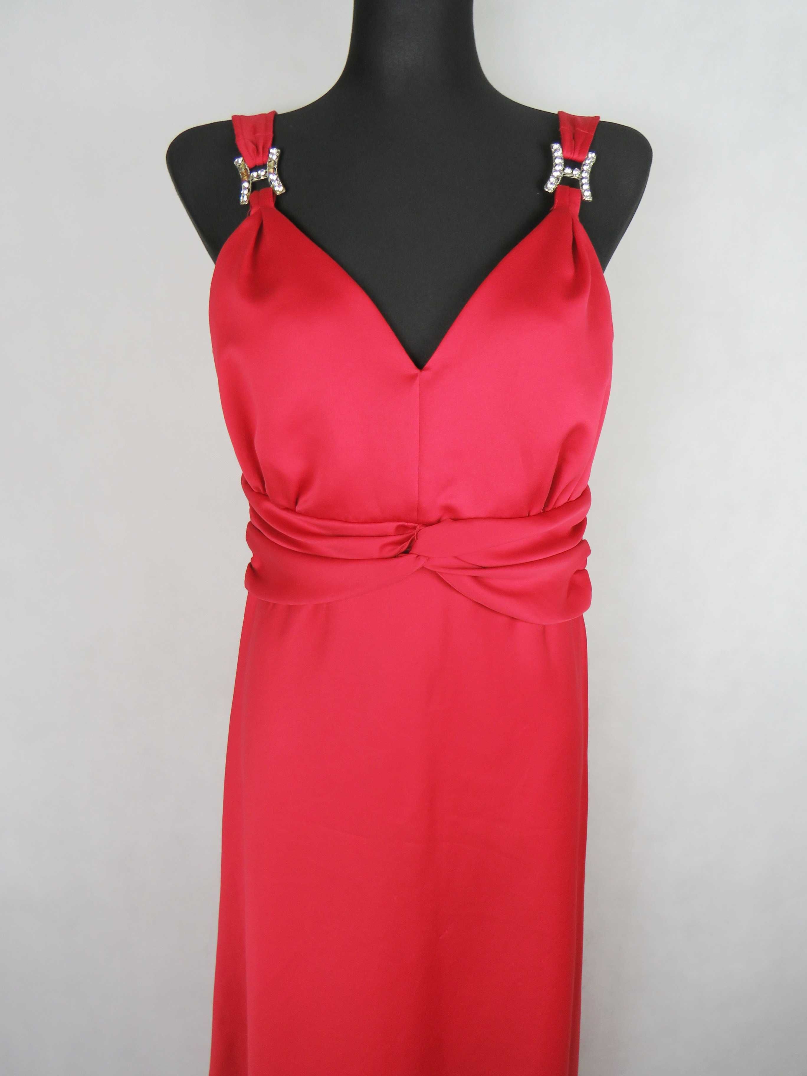 Długa czerwona sukienka Nicholas Millington maxi dress