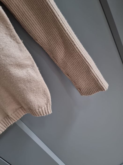 bluzeczka sweterek piaskowy beżowy Reserved 152 cm 11-12 lat elegancki