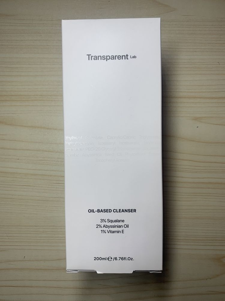 Transparent Lab Oil-Based Cleanser Гідрофільна олія 200 мл