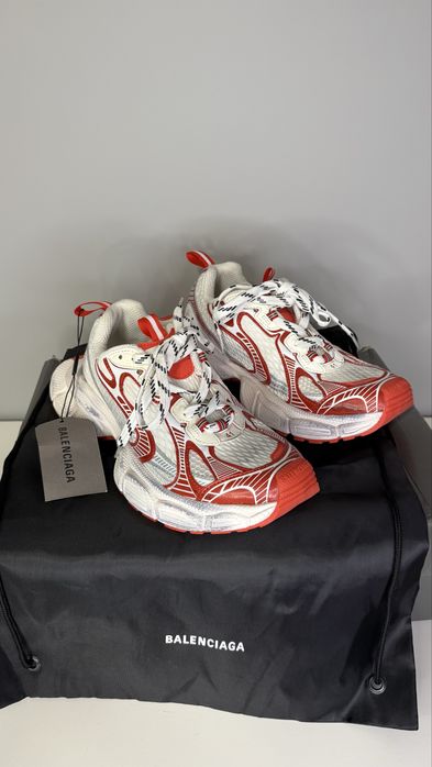 Balenciaga White & Red 3XL Sneakers