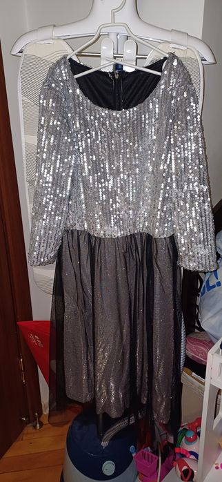 Нарядне плаття люрекс паєтки 48 розмір