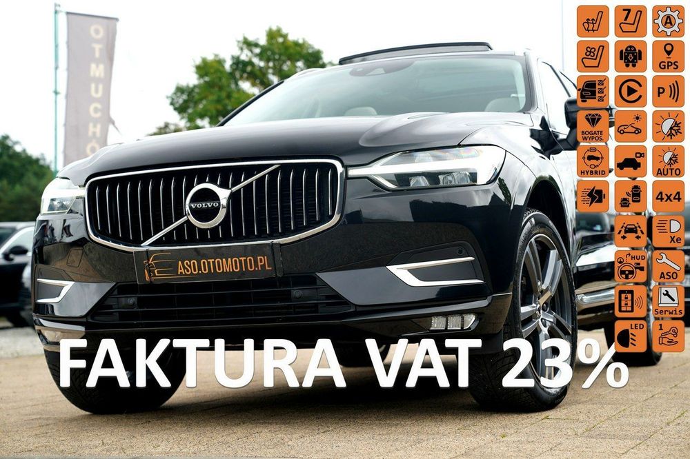 Volvo XC 60 INSCRIPTION panorama FUL LED wentylacja KAMERA pneumat SKÓRA masaze