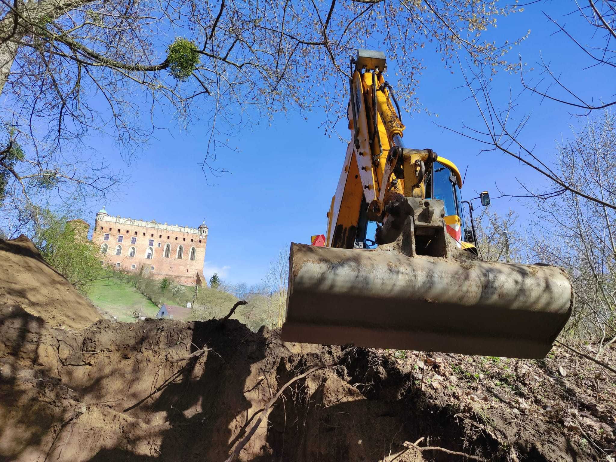 Usługi koparko ładowarką i układanie kostki brukowej