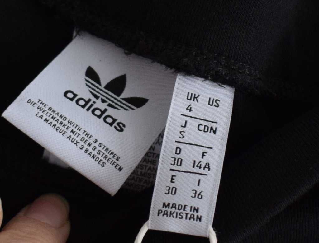 Adidas Originals Legginsy Damskie Bawełniane Czarne r. 30 xxs xxxs